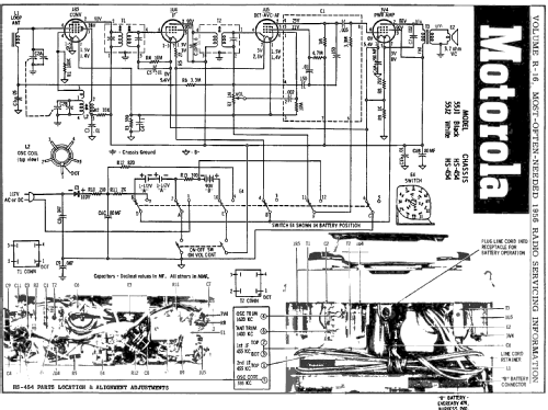 55J2 Ch=HS-454; Motorola Inc. ex (ID = 124575) Radio