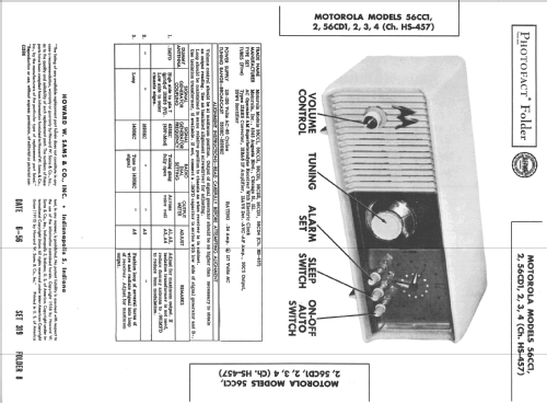 56CC2 Ch=HS-457; Motorola Inc. ex (ID = 2250155) Radio