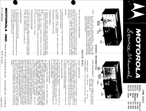 56CS1 Ch= HS-490; Motorola Inc. ex (ID = 1782754) Radio