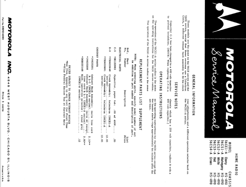 56CS2-A Ch= HS-490; Motorola Inc. ex (ID = 1782796) Radio