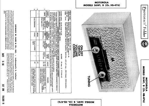 56W1 Ch=HS-476; Motorola Inc. ex (ID = 516249) Radio