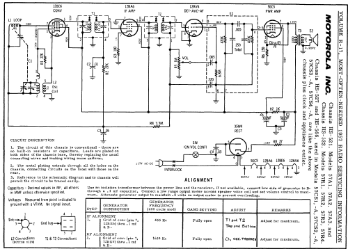 57A3 Ch= HS-521; Motorola Inc. ex (ID = 130564) Radio