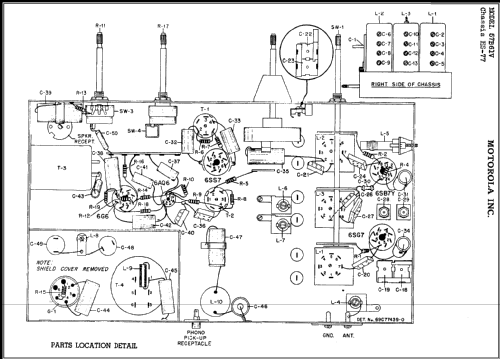 57B61V Ch= HS-77; Motorola Inc. ex (ID = 395015) Radio