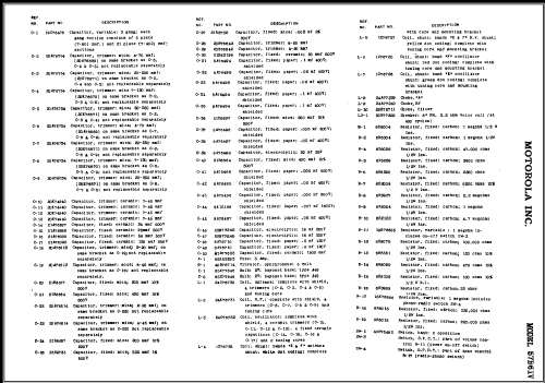 57B61V Ch= HS-77; Motorola Inc. ex (ID = 395024) Radio