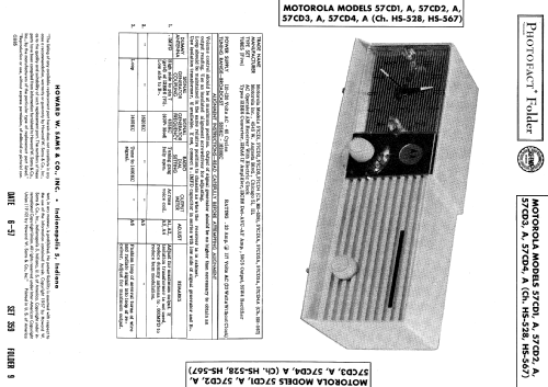 57CD1 Ch= HS-528; Motorola Inc. ex (ID = 516692) Radio