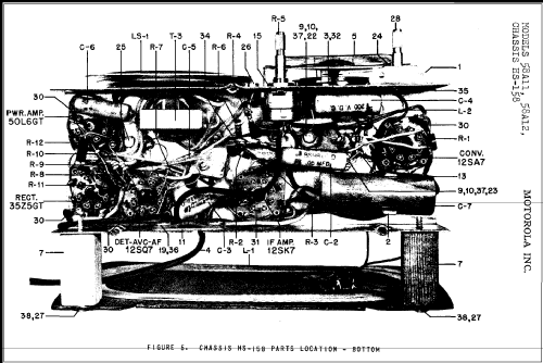 58A11 Ch= HS-158; Motorola Inc. ex (ID = 294223) Radio