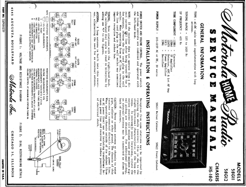 58G12 Ch= HS-160; Motorola Inc. ex (ID = 1076165) Radio