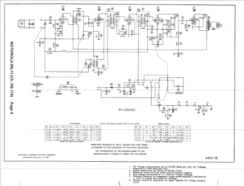 58L11 Ch= HS-114; Motorola Inc. ex (ID = 1396860) Radio