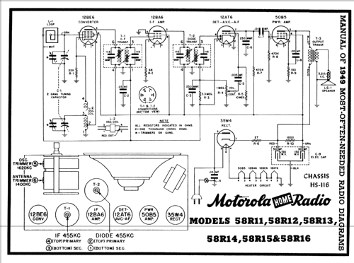 58R14 Ch= HS-116; Motorola Inc. ex (ID = 97307) Radio