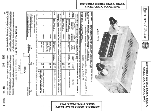 597X ; Motorola Inc. ex (ID = 2421114) Car Radio