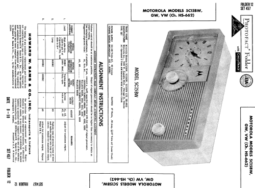 5C15GW Ch= HS-662; Motorola Inc. ex (ID = 516759) Radio