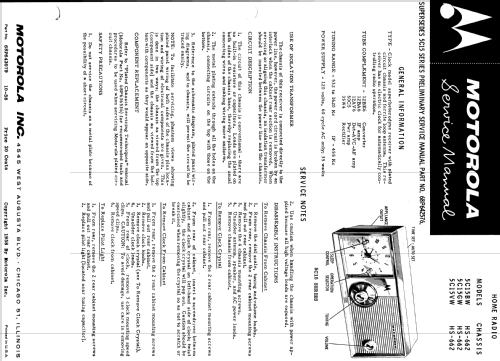 5C15VW Ch= HS-662; Motorola Inc. ex (ID = 1143207) Radio