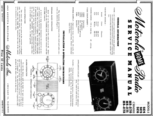 5C4 Ch= HS-270; Motorola Inc. ex (ID = 1071650) Radio