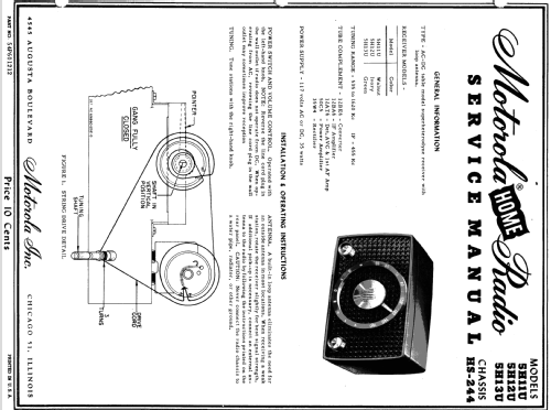 5H13U Ch= HS-244; Motorola Inc. ex (ID = 1072029) Radio