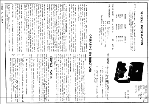 5M2U HS223; Motorola Inc. ex (ID = 109968) Radio