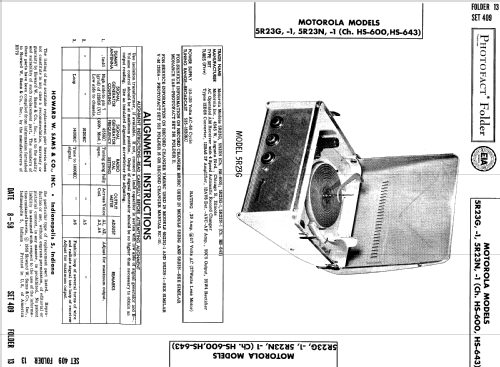 5R23N Ch= HS-600; Motorola Inc. ex (ID = 515561) Radio