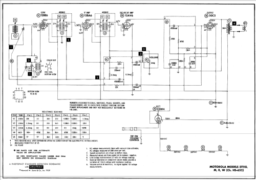 5T11W Ch= HS-652; Motorola Inc. ex (ID = 517768) Radio