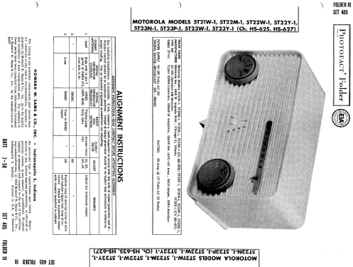 5T23N-1 Ch= HS-627; Motorola Inc. ex (ID = 517508) Radio