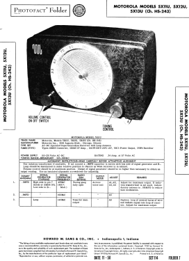 5X11U Ch= HS-243; Motorola Inc. ex (ID = 2794734) Radio