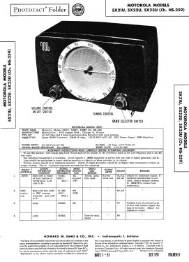 5X22U Ch= HS-259; Motorola Inc. ex (ID = 2826283) Radio