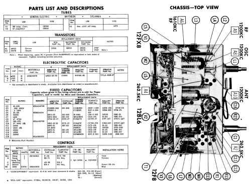 601X ; Motorola Inc. ex (ID = 521549) Car Radio