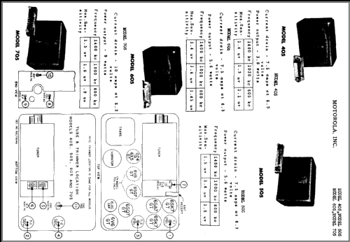 605 Ch= AS-15; Motorola Inc. ex (ID = 436100) Car Radio