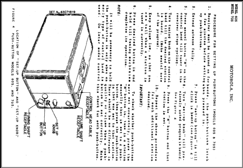 605 Ch= AS-15; Motorola Inc. ex (ID = 436103) Car Radio