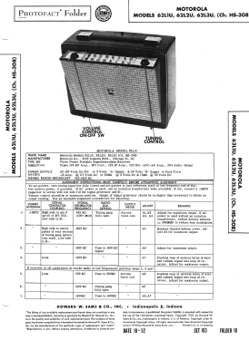 62L1U Ch= HS-308; Motorola Inc. ex (ID = 3100558) Radio