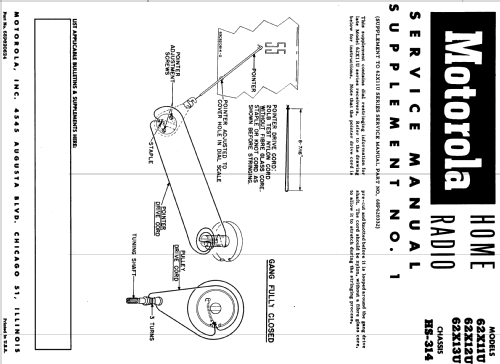 62X13U Ch= HS-314; Motorola Inc. ex (ID = 1073060) Radio