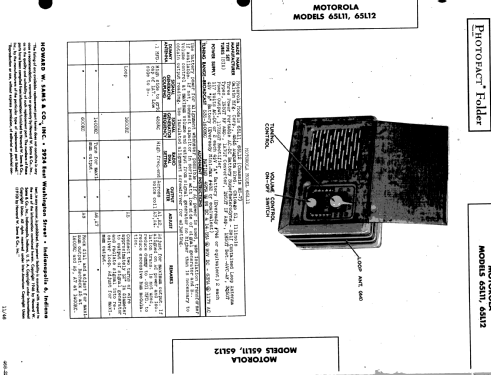 65L12 Ch= HS-7; Motorola Inc. ex (ID = 510524) Radio