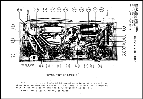 65X11A Ch= HS-51; Motorola Inc. ex (ID = 460241) Radio