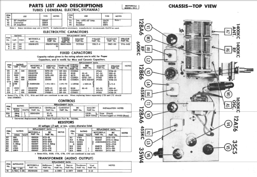 66C1 Ch=HS-458; Motorola Inc. ex (ID = 2332728) Radio