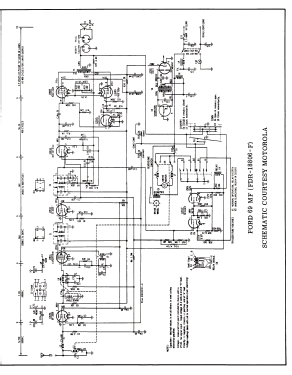 66MF Ford FDR-18805-B1; Motorola Inc. ex (ID = 2721897) Car Radio