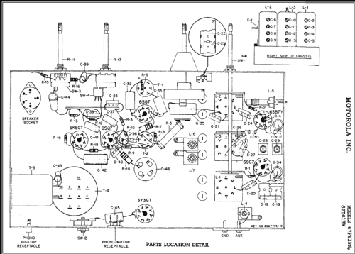 67F61BN Ch= HS-69; Motorola Inc. ex (ID = 395430) Radio