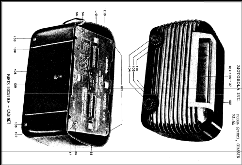 67XM21 Ch= HS-64; Motorola Inc. ex (ID = 348499) Radio