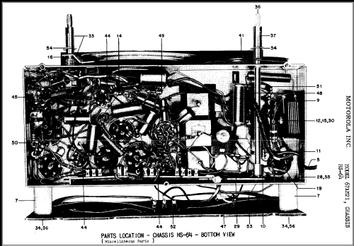 67XM21 Ch= HS-64; Motorola Inc. ex (ID = 348501) Radio