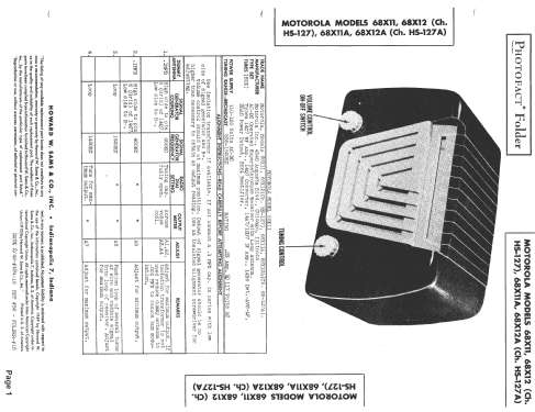 68X11 Ch= HS-127; Motorola Inc. ex (ID = 1494864) Radio