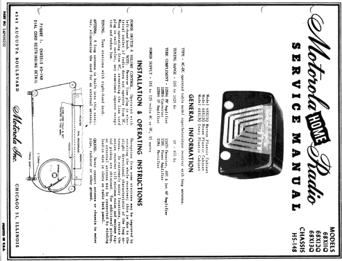 68X13Q Ch= HS-148; Motorola Inc. ex (ID = 1072096) Radio