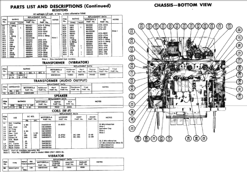 69MF Ford FDR-18806-F; Motorola Inc. ex (ID = 235878) Car Radio