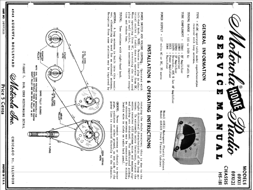 69X12I HS181 ; Motorola Inc. ex (ID = 1076141) Radio