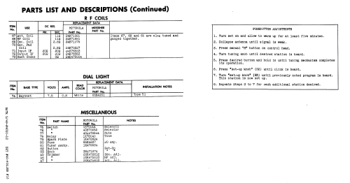 708 ; Motorola Inc. ex (ID = 983996) Car Radio