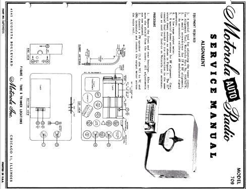 709 ; Motorola Inc. ex (ID = 1078725) Car Radio