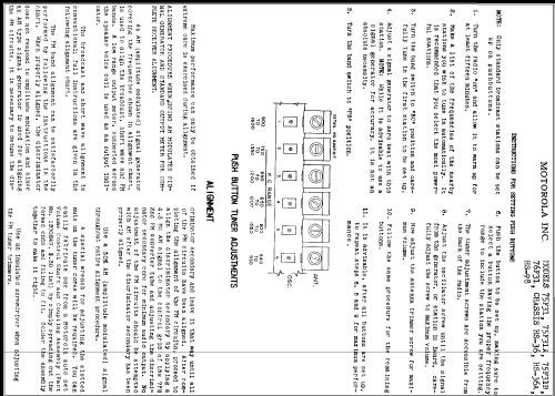 75F31 Ch= HS-36; Motorola Inc. ex (ID = 349076) Radio