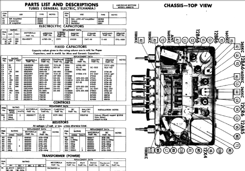 76MA American Motors 8990378; Motorola Inc. ex (ID = 235302) Car Radio