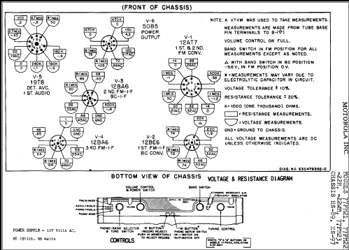 77FM21 Ch= HS-89; Motorola Inc. ex (ID = 294885) Radio