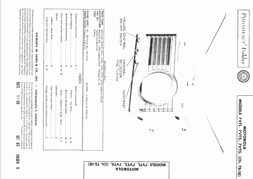 7-VT2 Ch= TS-18; Motorola Inc. ex (ID = 1567928) Télévision