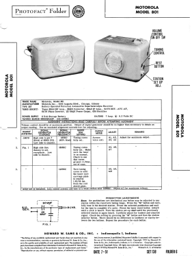 801 ; Motorola Inc. ex (ID = 3034324) Car Radio