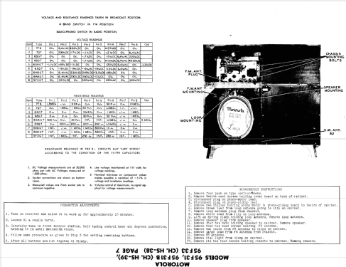 95F33 CH= HS-38; Motorola Inc. ex (ID = 835994) Radio