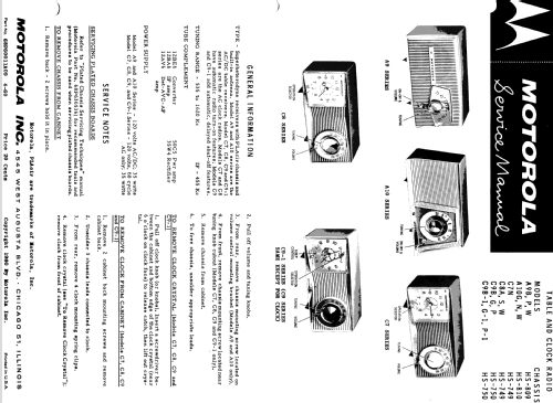 A10N Ch= HS-810; Motorola Inc. ex (ID = 1148605) Radio