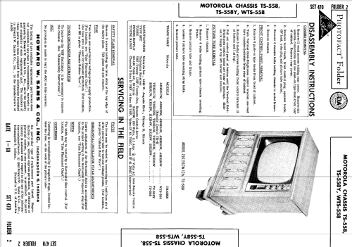 A21K132W Ch= WTS-558; Motorola Inc. ex (ID = 639717) Télévision